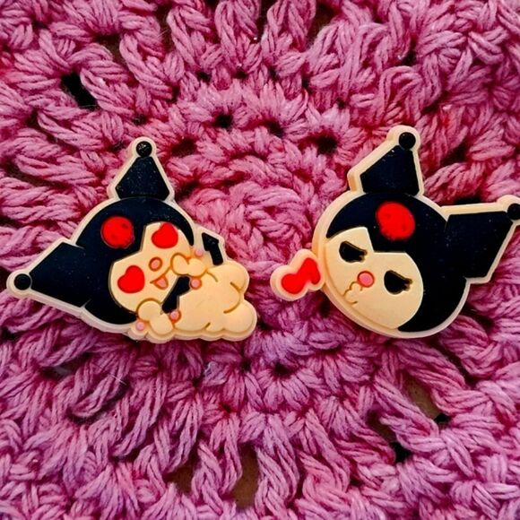 Sanrio Kuromi 2 PC Croc Charm Set - Picture 2 of 4